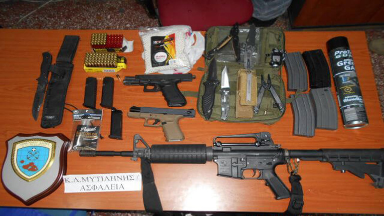 Μυτιλήνη: Συνελήφθη 42χρονος που κατείχε… ολόκληρο οπλοστάσιο!